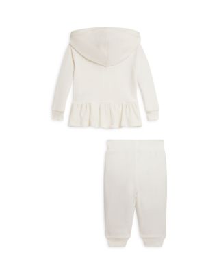Polo Girls' Velour Hoodie & Jogger Pant Set - Baby