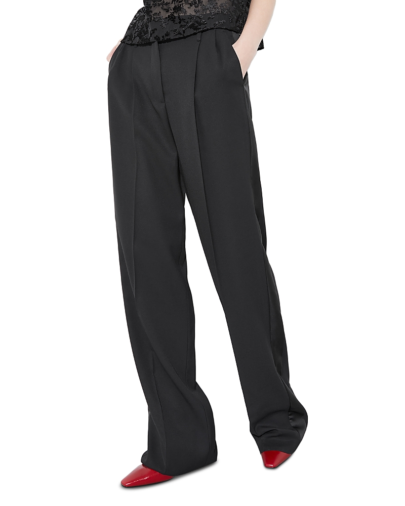 Max & Co . Tuxedo Trousers In Black