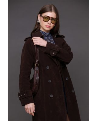 Faux Suede Utility Trench