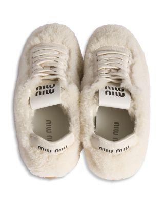 Women&#39;s Allacciate Shearling Sneakers