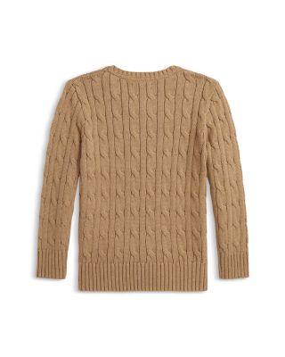 Boys' Cable-Knit Cotton Sweater - Little Kid