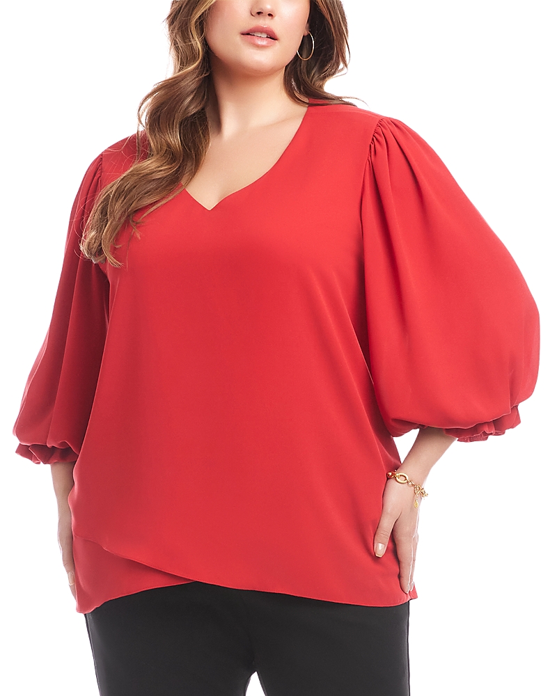 Karen Kane Layered Bracelet Sleeve Top