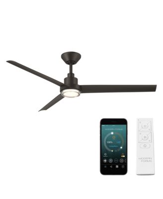 Fans Bolo 56 in Selectable 2700-3000-4000-5000K LED Indoor or Outdoor Smart Home Ceiling Fan