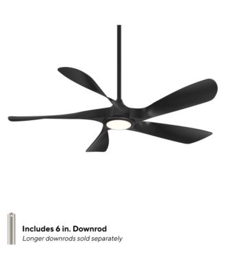 WAC Smart Fans Swirl 5 54in Selectable 2700-3000-4000-5000K LED Indoor or Outdoor Smart Home Ceiling Fan