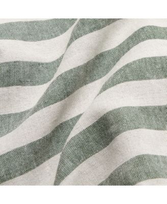 Pembroke Stripe Linen Blend Pillowcase Pair, Standard