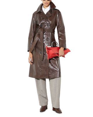 Leather Trench Coat
