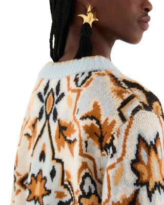 Winter Tapestry Round Neck Sweater  