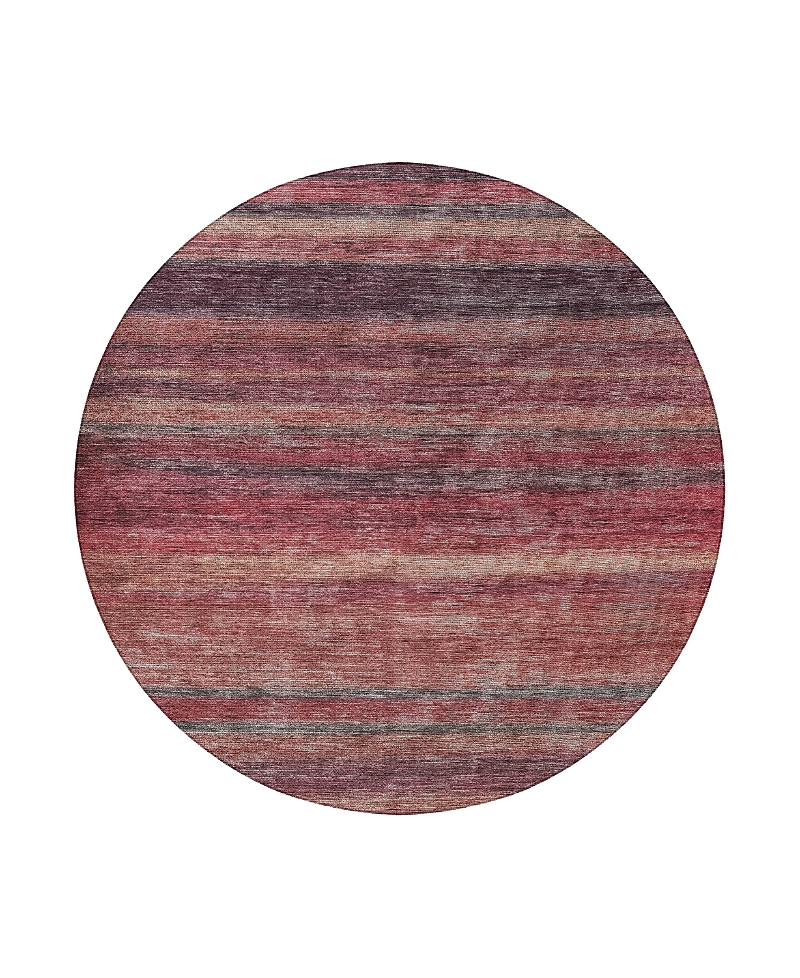 Dalyn Rug Company Dalyn Kochi Washable Kc5 Round Area Rug, 8' X 8' In Burgundy