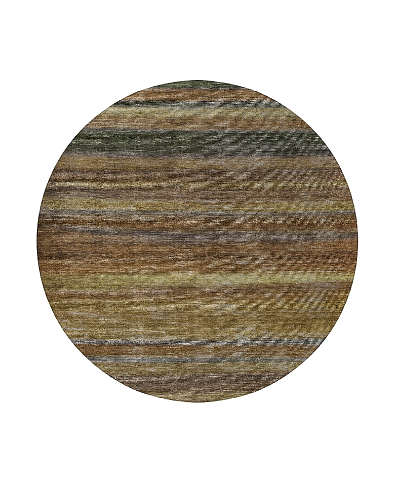 Dalyn Rug Company Dalyn Kochi Washable Kc5 Round Area Rug, 8' X 8' In Brown