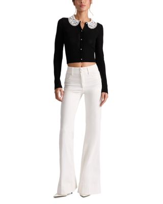 Carson Contrast Collar Cardigan