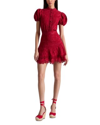Loryn Embroidered Short Sleeve Dress