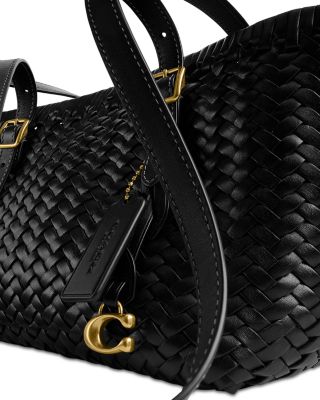 COACH Woven Swing Tote Bag | Bloomingdale's