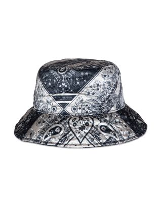 Bandana Print Quilted Bucket Hat