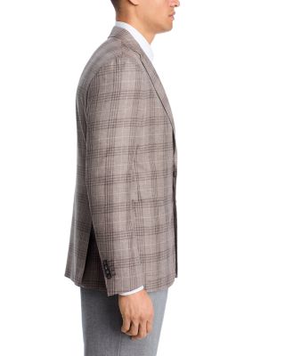 Kei Plaid Unstructured Trim Fit Sport Coat