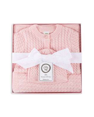 Cable Sweater, Hat & Blanket Gift Box - Baby