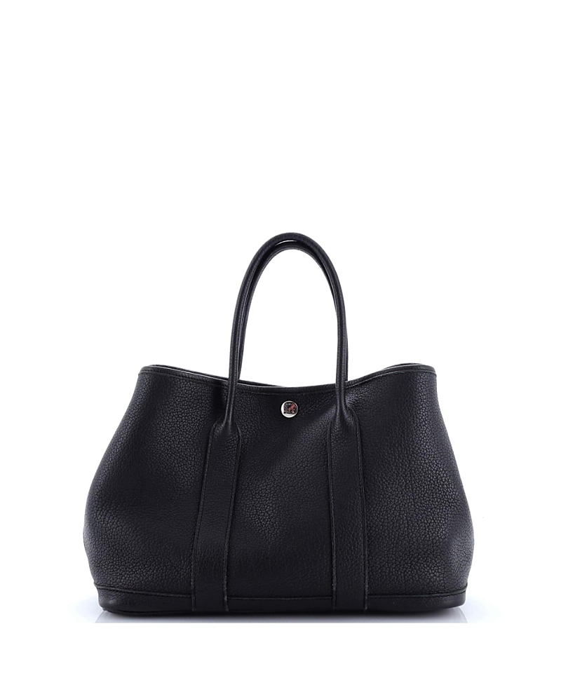 Pre-owned Pre-owned Hermes Hermes 30 Garden Party Tote Leather In Black