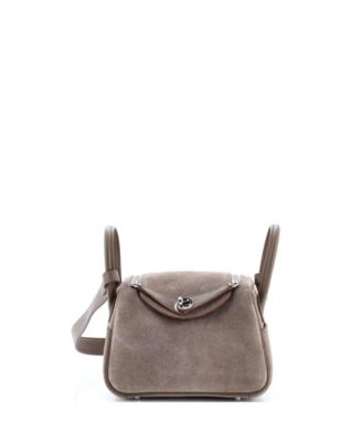 Pre-Owned HERMÈS - Mini Lindy Bag Grizzly and Swift