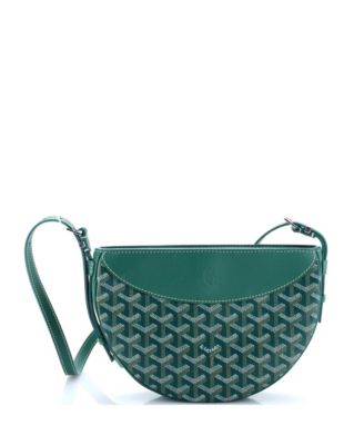 Pre-Owned Goyard - Hirondelle Shoulder Bag Coated Canvas and Leather