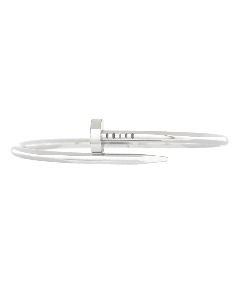 Pre-owned Pre-owned Cartier Cartier Classic Juste Un Clou Bracelet 18k White Gold