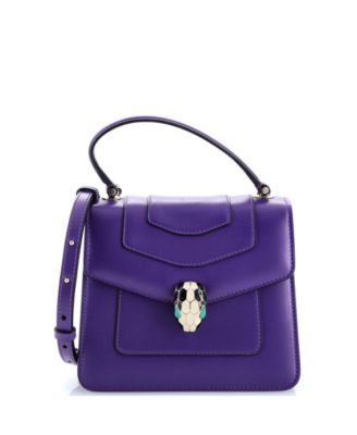 Pre-Owned Bvlgari - Small Serpenti Forever Top Handle Bag Leather