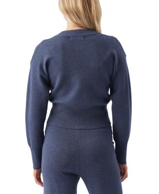 Delta Zip Through Knit Sweater
