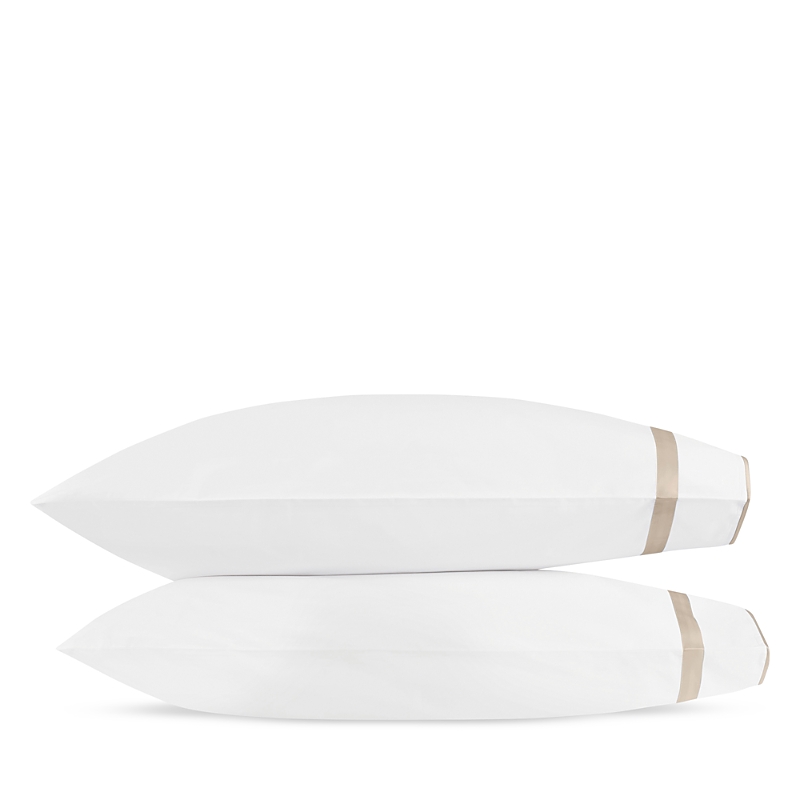 Matouk Louise King Pillowcase, Pair In White