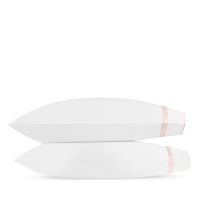 Matouk Louise King Pillowcase, Pair In Pink