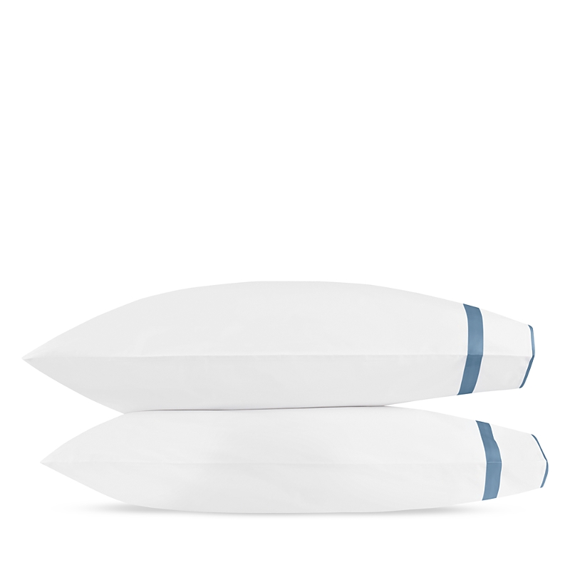 Matouk Louise King Pillowcase, Pair In Blue