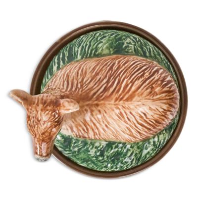 Forest Walk Deer Bowl with Lid