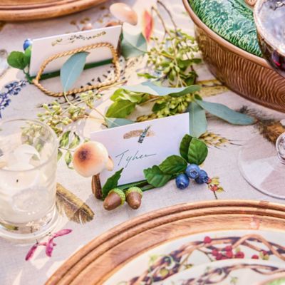 Forest Walk Mushroom & Acorn Place Card Holders, Set of 4