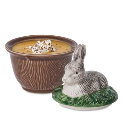 Forest Walk Rabbit Bowl with Lid