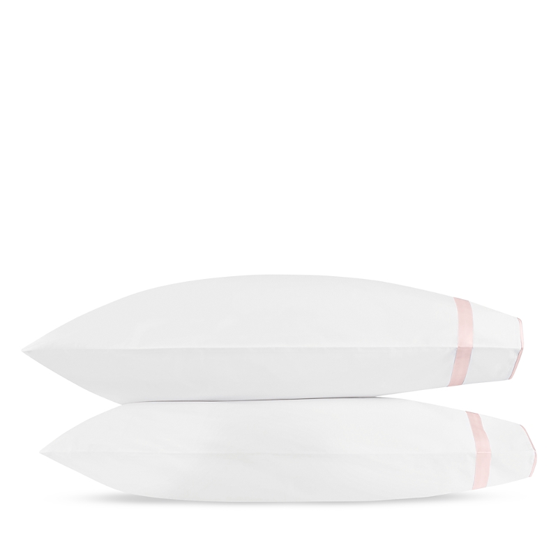 Matouk Louise Standard Pillowcase, Pair In White