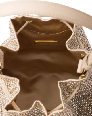  Mini Crystal-Studded Satin Bag