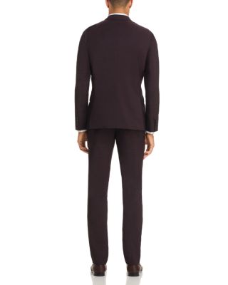 Soho Textured Solid Extra Slim Fit Suit