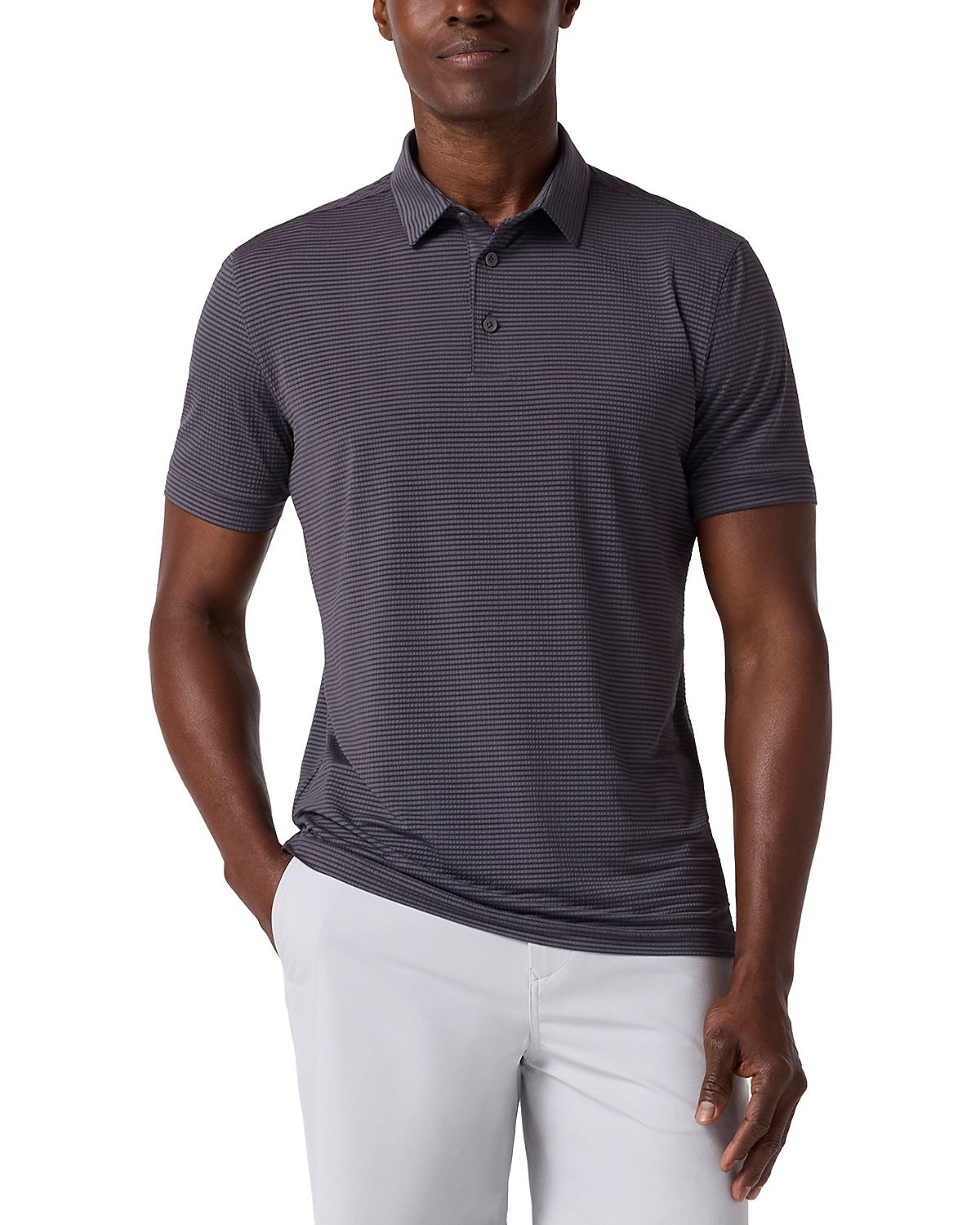 Mizzen+Main Copa Short Sleeve Polo Black