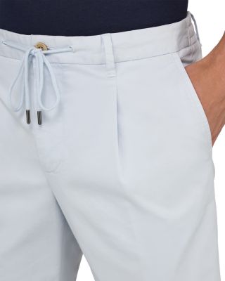 Cotton Stretch Drawstring Bermuda Shorts