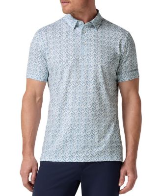 Versa Short Sleeve Polo White Dallas Mosaic