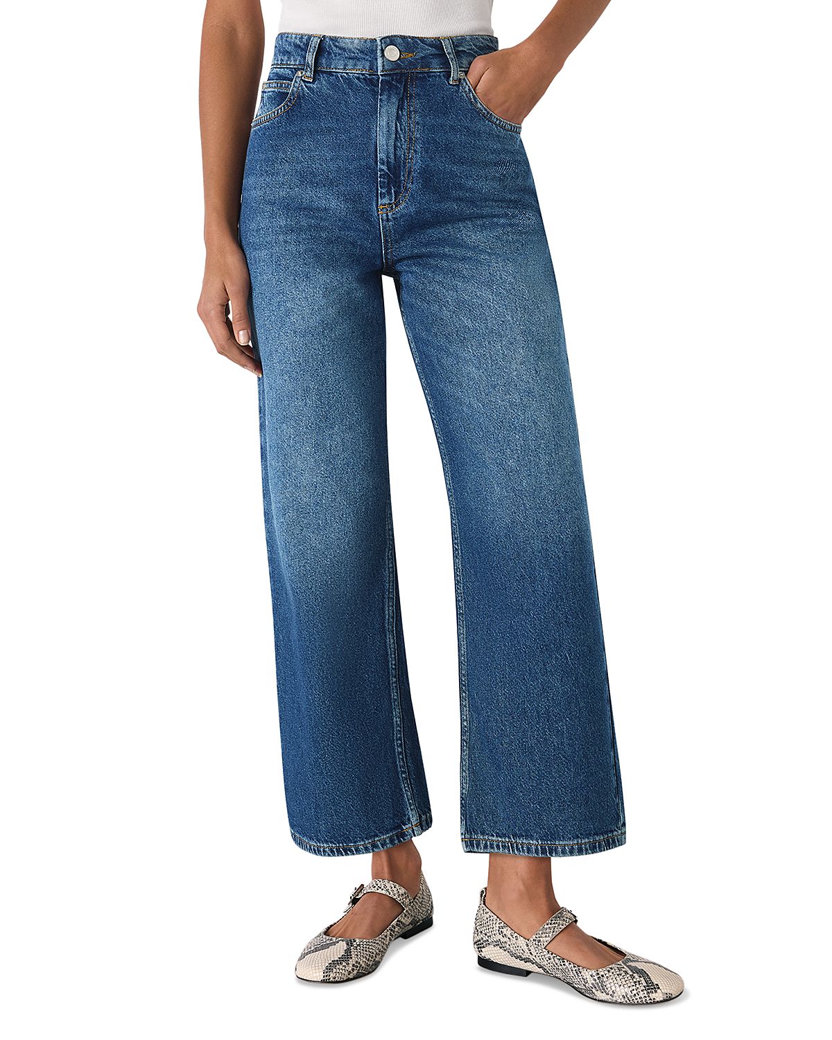 Whistles Ankle Straight Leg Jeans