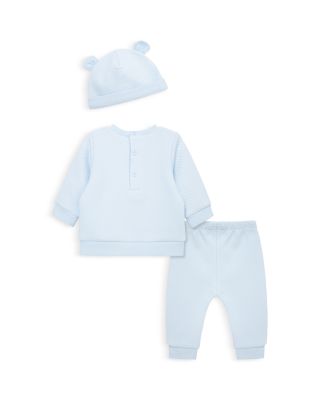 Unisex Three Piece Quilted Bear Set - Baby