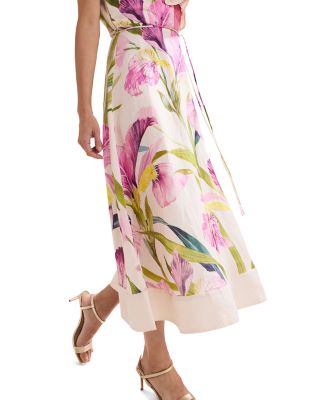 Phase Eight Matilda Floral Print Midi Dress | Bloomingdale's