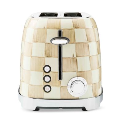 Mocha Check 2 Slice Toaster 
