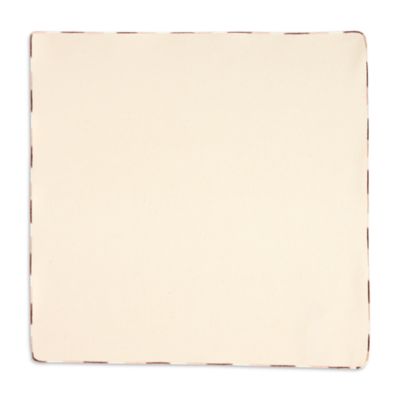 Contrast Tipped Cotton Napkin, Set of 4