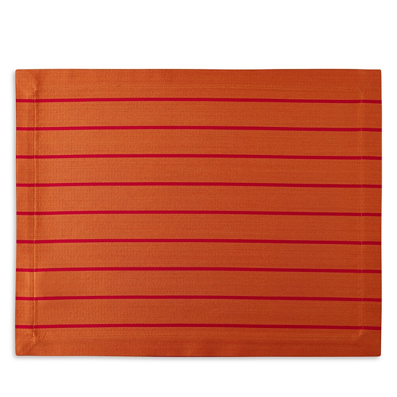 Kutnia Kutnu Pencil Stripe Placemat, Set Of 4 In Red