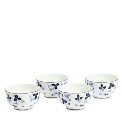 Wild Strawberry Inky Blue Dinnerware 15 Piece Set, Service for 4
