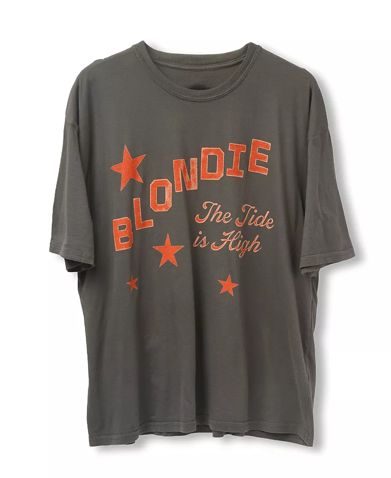 Junk Food Clothing Unisex Blondie Tide is High Oversized Tee