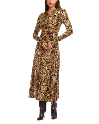 Kourtney Cross Front Midi Dress