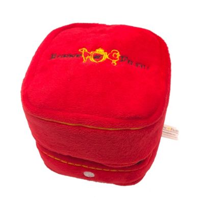 Diamond Ring Squeaky Dog Plush Toy