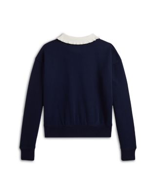 Girls' Collared Fleece Sweatshirt - Big Kid