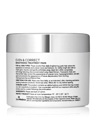 Even & Correct Brightening Treatment Pads