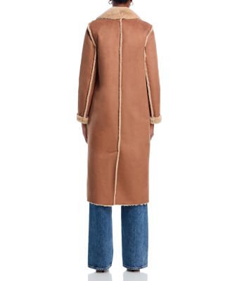 Citron Faux Fur Maxi Coat